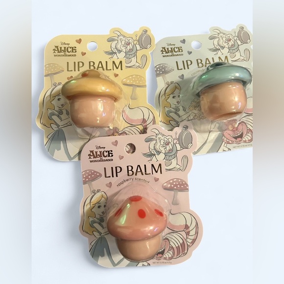 Disney Other - Disney Alice in Wonderland Mushroom Lip Balm Set 🍄 New in Package